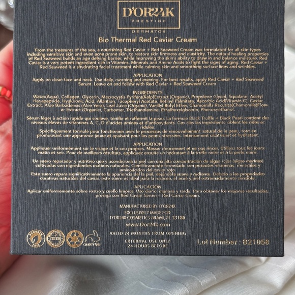 Prestige Bio Thermal Red Caviar Cream - Red and Gold - Picture 6 of 7